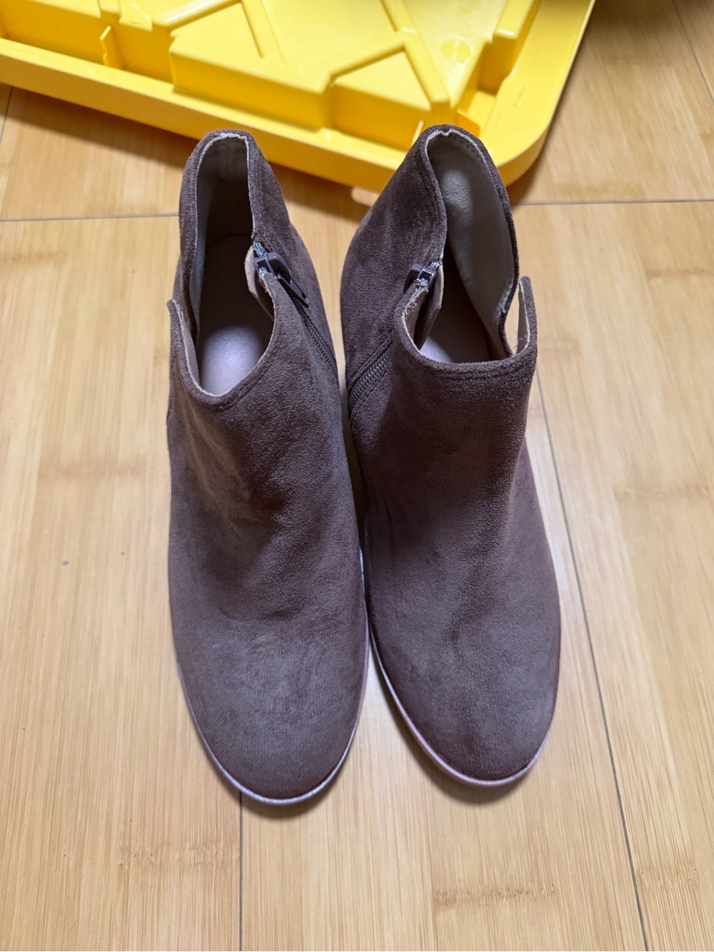 Brown ankle boots